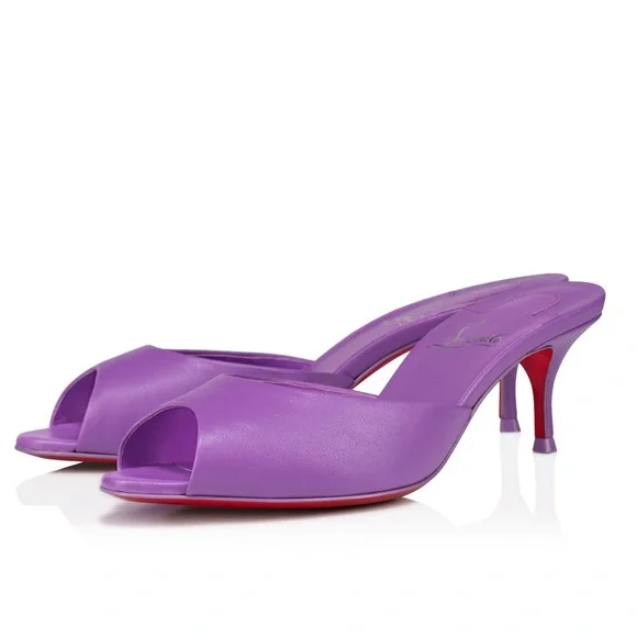 RARE! Sold Out Purple Dolly Christian Louboutin Heels - Picture 4 of 9